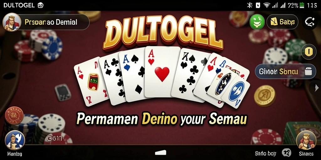 Tampilan seru dari gameplay DULTOGEL yang menggugah semangat.
