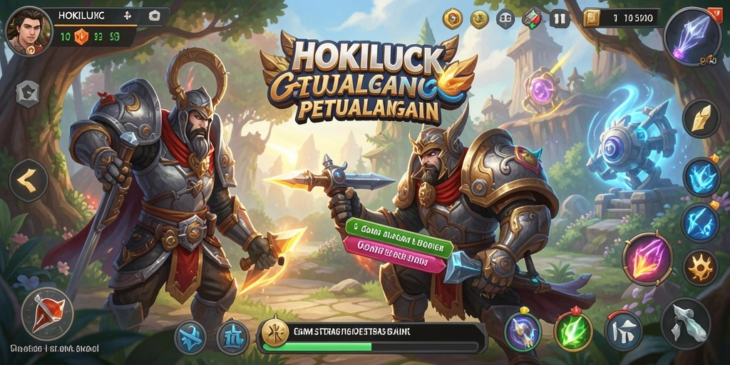 Tampilan menarik dari gameplay HOKILUCK yang mendebarkan.