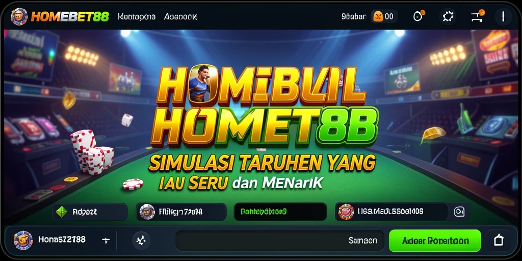 Screenshot gameplay <strong>HOMEBET88</strong> yang menggambarkan suasana taruhan yang mendebarkan.