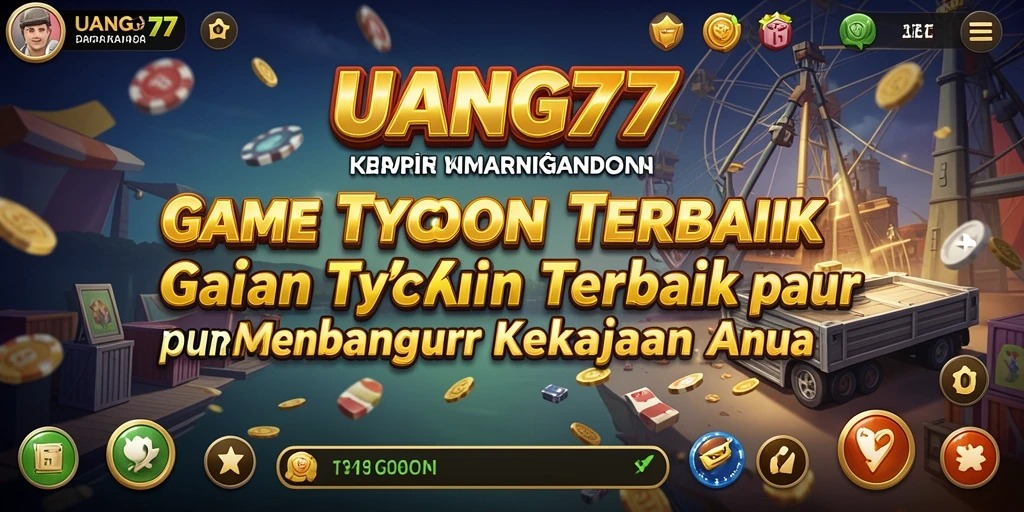 Tampilan gameplay UANG77 yang menarik dan interaktif.